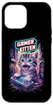 Coque pour iPhone 14 Plus Gamer Kitten Cute Gaming Jeux vidéo Cat Lover