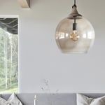 lyng Fender lampe er en lekker bordlampe designet av Elisabeth Graff Espevoll. <br /><br />Lampen har grå- eller bruntonet glasskuppel, og detaljer i hvitoljet, wengefarget eik. </p> ygg&lyng Takpendel, Seaweed Brown/Hvitoljet