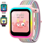 Montre Connectée Enfant - Smartwatch Garçon Fille Avec Appareil Photo, Jeux, Musique, Lampe De Poche, Reveil, Montre Intelligente Pour Enfants 4-12 Ans Cadeau\U2026