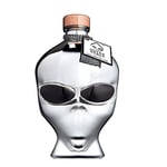 Gravity Drinks - Outerspace Vodka - Limited-Edition Chrome Alien Skull - 70cl 40% ABV