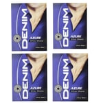 4 X Denim Azure After Shave For Men 100 ml