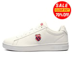 K-Swiss Court Shield Mens Classic Casual Leather Retro Sneakers Trainers White