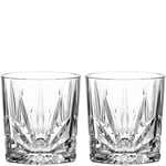 LEONARDO Il Mondo Old Fashioned Lot de 2 verres à whisky, aspect facette, finition de qualité supérieure, contenance 220 ml, passent au lave-vaisselle, 2 verres à whisky transparents