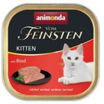 Kattmat Animonda Vom Feinsten Kalvkött 100 g 100 L