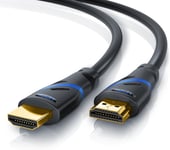 Csl-1M Cable Hdmi 2.0B Uhd 4K @60Hz 18 Gbps 1Metre-Ethernet Haut Debit-Hdmi 2.0B 2.0A 2.0 1.4A-4K Ultra Hd 2160P Fullhd 1080P-3D Arc Et Cec-Triple Blinde-Revetement En Pvc Noir