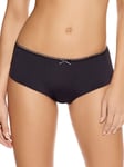 S (10) Freya Deco Vibe Knickers Short Mid Rise Brief Lingerie Black