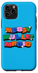 Coque pour iPhone 11 Pro Messy Mullet Magic pour la génération Z moderne et la génération Y