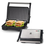 1000W Panini Press Grill Sandwich 180° Toaster Maker Breakfast Machine Non-stick