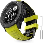 Bracelet Montre Pour Garmin Instinct 2x, Solar, Tactical Bracelet De Remplacement En Silicone Souple Avec Outils D'adaptation