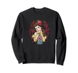 Disney Beauty And The Beast Belle Roses Sweatshirt