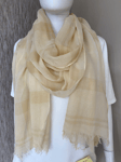 BARBOUR MACADEMIA (PALE YELLOW) SUMMER DRESS TARTAN SCARF BNWT