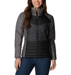 Columbia Women's Powder Lite Jacket, Puffer Jacket, City Grey/Black/Shark, Size XS