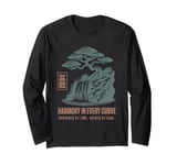 Bonsai Art Gardening Harmony Zen Philosophy Nature Lovers Long Sleeve T-Shirt