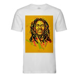 T-Shirt Homme Col Rond Bob Marley Hall Of Fame Art Star Reggae