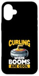 Coque pour iPhone 16 Plus Le curling là où les balais sont cool