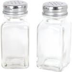 Salt och peppar shaker set i glas