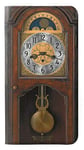 Grandfather Clock Antique Wall Clock PU Leather Flip Case Cover For Sony Xperia XA2