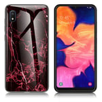 Fantasy Marmor Samsung Galaxy A10e skal - Röd