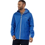 Regatta Mens Pack It III Waterproof Breathable Packable Jacket Coat - Blue - Size X-Large