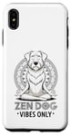 Coque pour iPhone XS Max Zen Méditant Mandala Mindfulness Chien