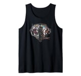 Hobbit Three Dwarves Black Tank Top