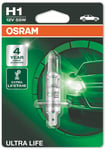 Osram Ultra Life - Glödlampa H1 55W 12 V 1-pack - Volvo - VW - Ford - Renault - Peugeot - Audi - Saab - Opel