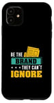 Coque pour iPhone 11 Soyez la marque qu'ils ne peuvent pas ignorer les travailleurs des relations publiques cool