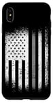 iPhone XS Max Correctional Officer American Flag Silver Line Case