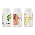 XLNT Sports Body Science Anti-age paket - Collagen, Beauty & Youth kapslar