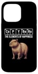 iPhone 14 Pro Max Capybara The Elements Of Happiness Periodic Table Chemistry Case