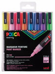 Marker Uni Posca Corner PC3-8 Glitter ass. färger
