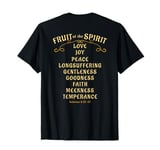 Fruit of the Spirit Love Joy Peace Longsuffering King James T-Shirt