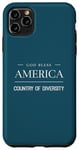 iPhone 11 Pro Max May God Bless America - Land of Diversity Case