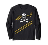 Jolly Rogers F-14 Tomcat Airplane Tailflash Naval Aviation Long Sleeve T-Shirt