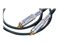 ADL Alpha Line 2 - Câble audio - RCA mâle pour RCA mâle - 1 m - blindé (pack de 2)