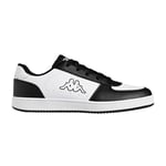 Kappa Homme Malone Jr Lace Chaussures de Sport, Blanc/Noir (White/Black), Taille Unique