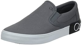 Calvin Klein Homme Ryor Basket, Toile Gris Ardoise 033, 44.5 EU