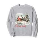 Small Town Christmas Farm Animal Sweatshirt