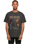 Mister Tee Mt2867-Wu Tang 36 Chambers Acid was Oversize Tee T-Shirt, Black, S Große Größen Tall