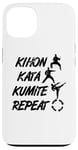 Coque pour iPhone 13 Karate Pillars Martial Artist