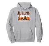 Tis' The Season Leopard Pumpkin Football Halloween Fall Pullover Hoodie