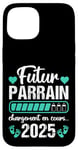 Coque pour iPhone 15 Futur Parrain 2025 Humour Annonce Naissance Grossesse Cadeau