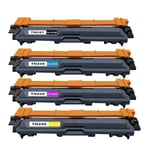 4 Pack TN241 TN245  Toner Cartridges for Brother HL-3140CW HL-3150CDW DCP-9020CD