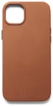 Mujjo Full Leather Case (iPhone 14 Plus) - läderskal - Brun