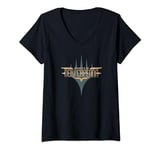 Womens Magic: The Gathering New Capenna Modern Logo V-Neck T-Shirt