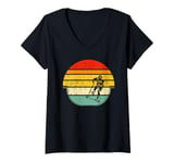 Womens Best Vintage Stunt Scooters Art For Men Women Riders V-Neck T-Shirt