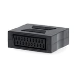 SCART-adapter | SCART Hona | SCART Hona | Nickelplaterad | Rak | ABS | Svart | 1 st. | Låda