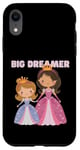 Coque pour iPhone XR Maman Big Dreamer Princesse Queen Parent et Mini Me Jumelage