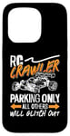 iPhone 15 Pro RC Crawler Parking Only Loves Remote Control RC Model Racing Case