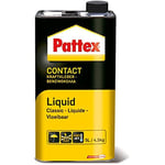 Pattex Colle contact type néoprène- Formule Liquide tous matériaux- bidon 4,5 kg